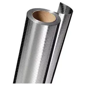 Double Side 2-Way Scrim Aluminum Foil Facing thermal insulation reflective foil multi layers foil radiant barrier sarking