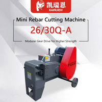 Machine de découpe de barres d'armature de 1 pouce pour le traitement des métaux, coupeuse de barres d'acier, moteur 2,2 kW, boîte de vitesses, haute productivité