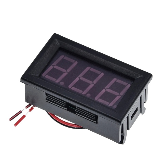 LED digital display two-wire AC voltmeter two-wire digital voltmeter AC220V mains power 380V industrial power