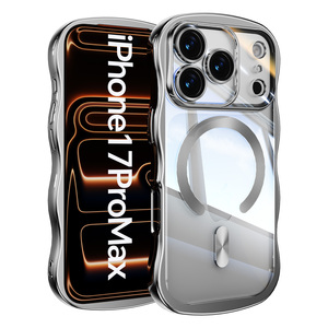 Funda Protectora 360° para iPhone, TPU+PC, Diseño de Diamantes, Carga Magnética y Acabado Electrochapado, Compatible con iPhone 12-17 - Product Image 5