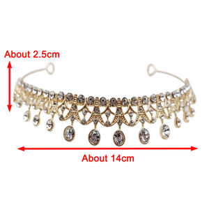 Corona nupcial sencilla europea y americana para mujer, diamantes de imitación de aleación, Tiara de cumpleaños de princesa, tocado de corona elegante para niña, venta al por mayor - Product Image 6