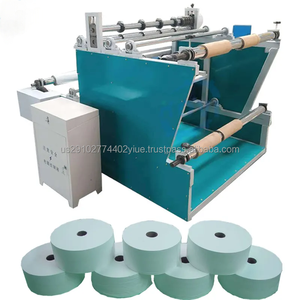 Rouleau de papier non tissé adhésif Rebobinage et découpe Machine à refendre Étiquette Rouleau de bande de papier Film étirable Rebobineuse - Product Image 6