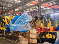 Truk Knuckle Boom Pabrik Cina 10 Ton Knuckle Boom Crane Articulated Hydraulic Loader Crane untuk Truk
