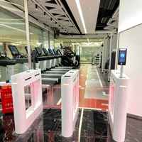 Torniquete Giratorio de Acero Inoxidable 304 JSD-B36 de Fábrica con Reconocimiento Facial Biométrico para Campus Inteligente