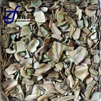 Artisanat ZF fabriqué à partir de fragments de coquilles d'ormeaux broyées, avec une utilisation intensive de morceaux de coquilles d'ormeaux pour la décoration.