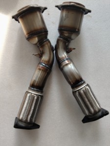 Convertisseur catalytique en acier inoxydable BINGCHUAN, montage direct pour Porsche Cayenne 4.8L V8, deux côtés, 2008-2010, Euro VI - Product Image 3