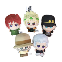 Poupée en peluche super douce personnalisée OEM, coton PP, yeux brodés, anti-stress, design personnalisé pour merchandising de jeux, fan art d'anime