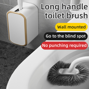 Super Easy Use Wall-Mounted Household <strong>Toilet</strong> Cleaner PP Material <strong>Wood</strong> Handle Durable <strong>Toilet</strong> <strong>Brush</strong> - Product Image 6