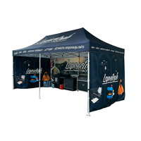 10x10 étanche 40mm 50mm hexagone cadre gazebo auvent pliant professionnel extérieur salon commercial chapiteau tente
