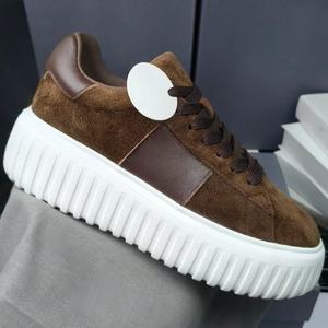 Chaussures décontractées en cuir de luxe pour hommes, neuves, originales, de haute qualité, en cuir véritable, confortables et douces, antidérapantes - Product Image 6