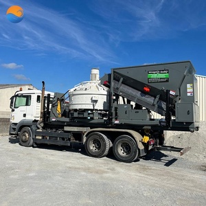 Volledig automatische, funderingsvrije, kleine mobiele betoncentrale 25m3/u in Frankrijk CE - Product Image 2