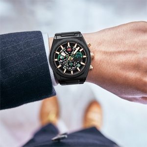 High Quality 0339G Luxury Three Dial Calendar Display Men <b>Automatic</b> Wrist Sport Watches - Product Image 6
