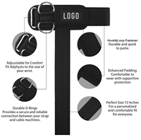 Sangles de poignet Aofit Premium personnalisables avec logo, réglables et durables, pour la musculation, avec anneau en D