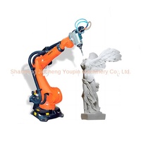 Robot de gravure industriel KUKA CNC 7 axes, système de contrôle intelligent, machine de gravure haute vitesse multi-matériaux