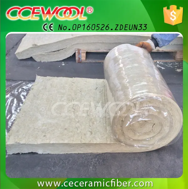 Coperta in lana minerale con isolamento termico certificato CE CCEWOOL conforme a ASTM C592 e JIS A9504.