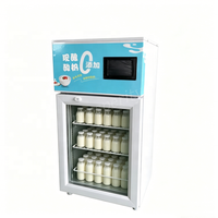 Yaourtière Commerciale 40L Blanche à Refroidissement par Air, Armoire de Fermentation à Température Constante, Multifonctionnelle avec Cœur PLC
