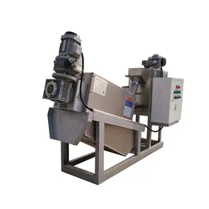 Electro plating Sewage 35kg/h to 95kg/h QTAH-1000 Dehydrating Belt Press