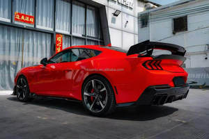 ชุดแต่งตัวถังคาร์บอนแห้งรุ่นใหม่ล่าสุดสไตล์ SC สำหรับ Ford Mustang 2024+ อัพเกรดกันชนหน้า ฝากระโปรงหน้า ดิฟฟิวเซอร์หลัง สเกิร์ตข้าง สปอยเลอร์ - Product Image 4