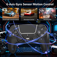 Control de Juego P50A BT, 600mAh, Joystick P5, Audio, Vibración de Doble Motor, Sensor de Movimiento de 6 Ejes, Control Inalámbrico para PS5