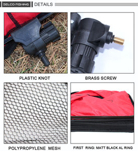 Filet d'atterrissage de cadre en aluminium de pêche de carpe avec l'utilisation de chargeur de maille de polypropylène - Product Image 6