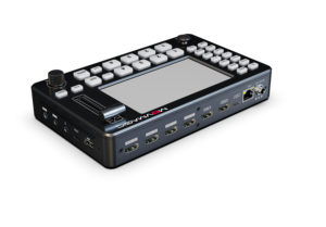 Video Switcher Screen Live Streaming PTZ Multi Camera Broadcast Switcher Live Video Switcher Video Mixer With Screen 1080p