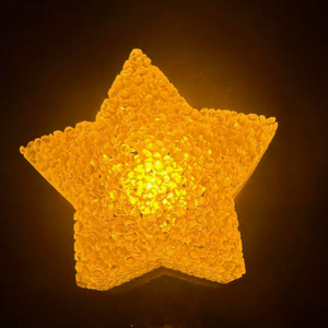 Venta al por Mayor de Accesorios LED para Niños con Forma de Estrella de Cinco Puntas, Pulsera Luminosa con Batería para Graduación, Ramadán, Diwali - Product Image 4
