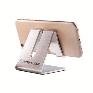 Soporte de Aluminio Portátil para Teléfono Celular con Logotipo Personalizado, Soporte Metálico Compacto de Escritorio para Promociones de Oficina - Product Image 1