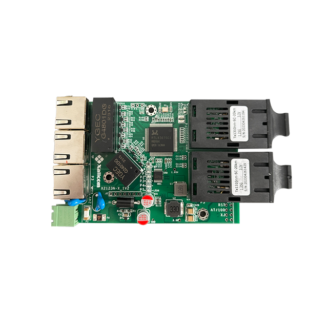 5-Port Industrial Ethernet Switch Module 2 Gigabit 1x9 Optical Transceiver Soft Starter Explosion Proof RJ45 Console Port Stock