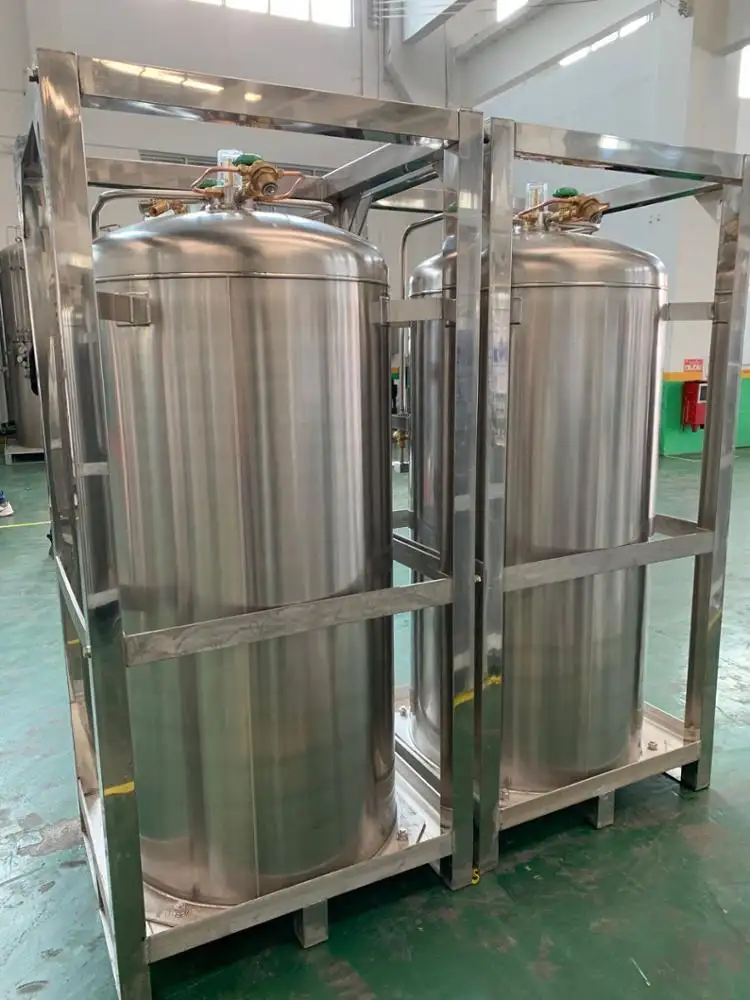 Cylinder Liquid Oxygen Dewar Cryogenic Gas