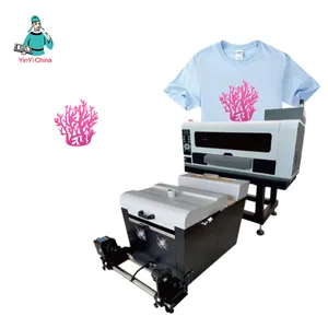 A3聚酯薄膜打印机滚筒印刷机30厘米t恤Dtf带粉末振动筛的机器
