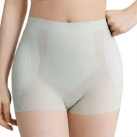Shorts d'été fins et respirants sans coutures pour femmes, avec rembourrage large pour rehausser les fesses et effet gainant naturel pour le ventre