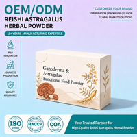 Poudre d'herbes de Reishi et d'Astragale OEM ODM Marque Privée Vente en Gros Champignon Reishi pour Autres Compléments de Santé