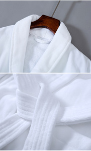 <span class=keywords><strong>Vestaglia</strong></span> da bagno Unisex di lusso abbigliamento da notte per adulti in cotone 100% e cotone stile Hotel e Spa <span class=keywords><strong>vestaglia</strong></span> asciugamano - Product Image 4