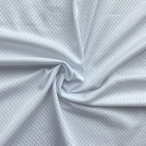 Tessuto a Rete in Poliestere Spandex DryFit Bianco per Sublimazione per Maglie da <span class=keywords><strong>Calcio</strong></span> e Set di Uniformi Sportive - Product Image 3