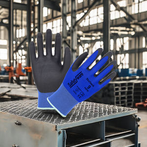 Guantes DE SEGURIDAD antideslizantes Ultra Fit Espuma de nitrilo a prueba de cortes Material industrial de nailon Spandex para compatible con pantalla táctil - Product Image 2