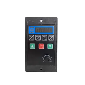 Konverter frekuensi drive VFD, 0,4 KW fase tunggal 220v ke fase tunggal 220v AC drive VFD motor