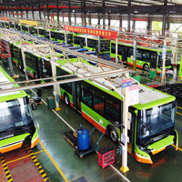 Autobús de Pasajeros Confiable con Protección Dual ABS y EBS, 12 Metros, 45 Asientos, Diésel, Transmisión Manual, Euro 3, Volante a la Izquierda