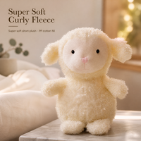 Peluche d'agneau douce pour machines à griffes, cadeaux de mariage, cadeaux de fête, jouet en peluche de 20 cm, vente en gros
