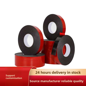 Forte adesivo a doppio lato con <span class=keywords><strong>nastro</strong></span> adesivo in schiuma di 1mm di spessore e pellicola rossa pellicola bianca nera schiuma schiuma adesiva pellicola di carta - Product Image 6