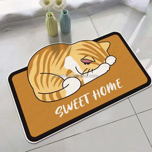 Alfombrillas absorbentes <span class=keywords><strong>de</strong></span> baño <span class=keywords><strong>de</strong></span> agua, alfombra semicircular <span class=keywords><strong>de</strong></span> Cachemira, antideslizante, para puerta <span class=keywords><strong>de</strong></span> inodoro - Product Image 5