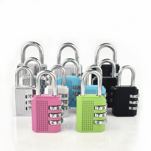 <span class=keywords><strong>Cadenas</strong></span> à combinaison à 3 roues avec <span class=keywords><strong>code</strong></span> réinitialisable pour boîte à outils - Product Image 5