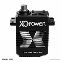 Servo Tahan Air XQ-POWER XQ-S9150D 180kg 16.8V Gear Logam Casing Aluminium Lengan Robot RC Kustom Massal 452g