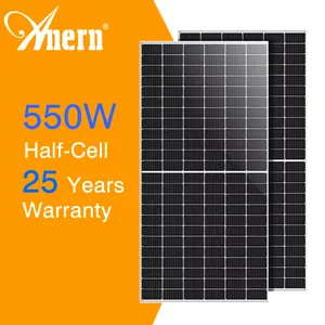Mayor eficiencia de conversión panel solar monocristalino 500w