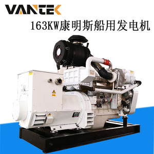 เครื่องกำเนิดไฟฟ้าดีเซล Jiangsu Wantai 163 กิโลวัตต์ 200 กิโลโวลต์แอมแปร์ 50 เฮิรตซ์ 1500 รอบต่อนาที ระบบควบคุมแรงดันไฟฟ้าอัตโนมัติ สำหรับใช้งานทางทะเล - Product Image 3