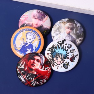 2024 Sản Phẩm Mới Nhật Bản Nhân Vật Anime Pins <span class=keywords><strong>3D</strong></span> Thay Đổi Lật Phù Hiệu <span class=keywords><strong>3D</strong></span> Lenticular Anime Chuyển Động Pins Phù Hiệu Nút Tinplate - Product Image 3