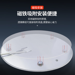 บอร์ดเปลี่ยนหลอดไฟ LED โมดูล 24W AC220V แสงสีขาว มุมลำแสง 180 องศา ชุดติดตั้งเพิ่มเติมสำหรับโคมไฟเพดาน - Product Image 4