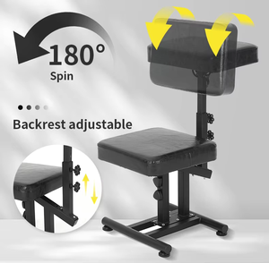 등 바디 살롱 스튜디오 작업을위한 문신 연습을위한 조정 가능한 다기능 모바일 의자 미용 및 개인 관리 제품 - Product Image 5