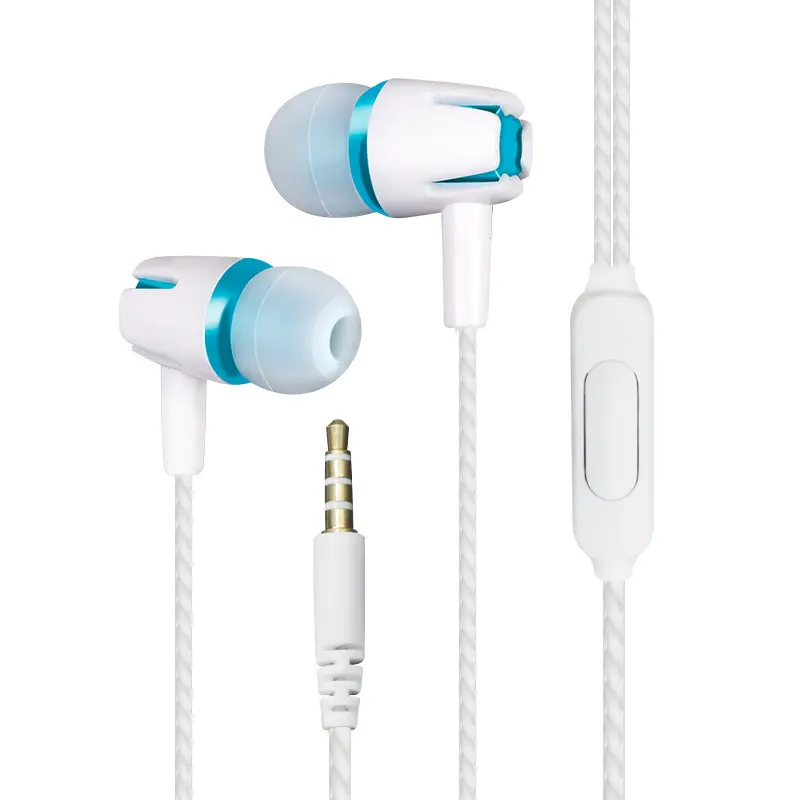 High Quality Mic Volume Control Wired Earphone Sports Waterproof in ear mini Earbuds