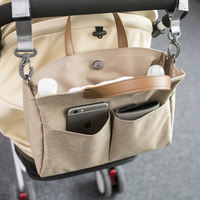 Nouvelle mode, sac à main multifonctionnel pour poussette, en polyester imperméable, pour bébé, à porter à la main, pour l'extérieur