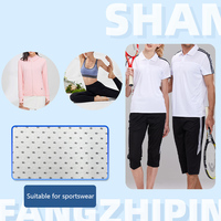 Vêtements de sport à séchage rapide Tissu en polyester spandex évacuant la sueur Tissu en maille respirante en polyester à mailles papillon pour vêtements de yoga